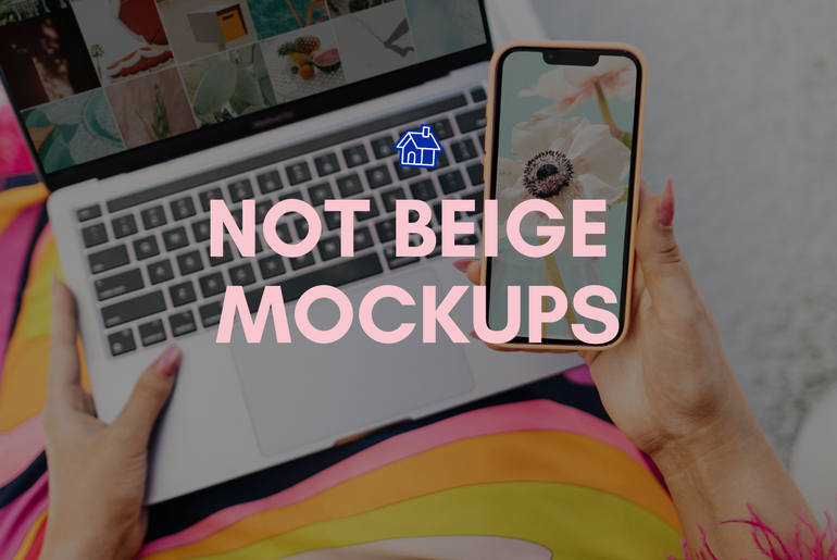 Not Beige MockUp Pack  House Of Assets 